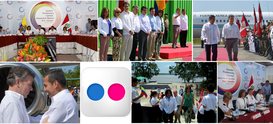 En flickr: fotos del Primer Gabinete Binacional Colombia – Perú, que tuvo lugar en Iquitos