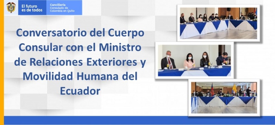 Conversatorio del Cuerpo Consular con el Ministro de Relaciones Exteriores del Ecuador