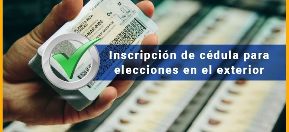 Inscripciones de cédula en el Consulado General en Quito para las elecciones de 2026