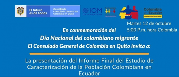 Lanzamiento “Informe Final del Estudio de Caracterización de la Población colombiana”