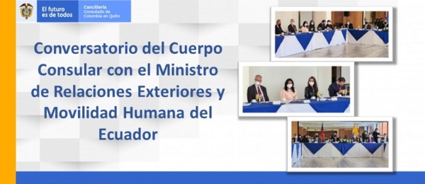 Conversatorio del Cuerpo Consular con el Ministro de Relaciones Exteriores del Ecuador