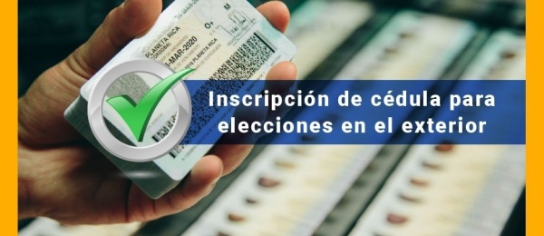 Inscripciones de cédula en el Consulado General en Quito para las elecciones de 2022