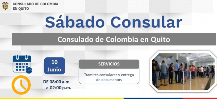 Jornada de Sábado Consular el 10 de junio de 2023 